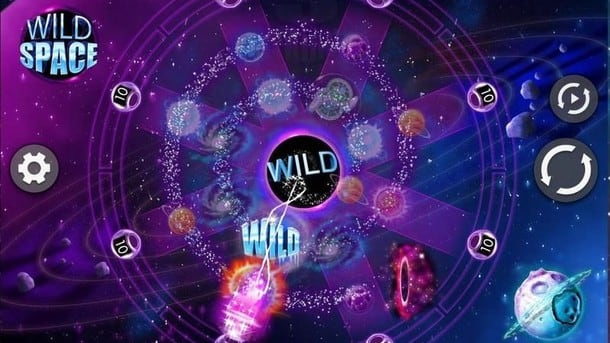 Комбинация символов в игре Wild Space 