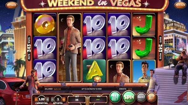 Выигрышная комбинация в автомате Weekend in Vegas